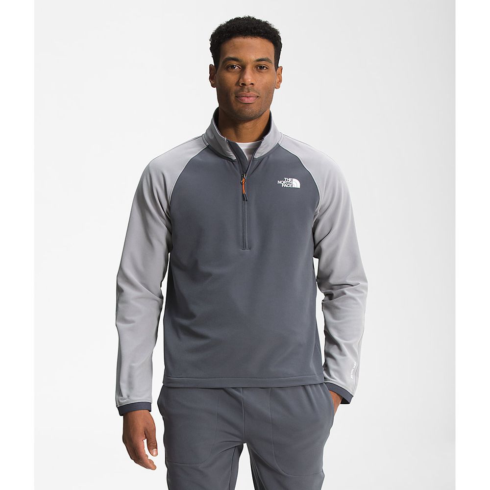 The North Face Fleece Jacket Mens Australia - The North Face Tekware® ¼ Zip Grey (ZNL-410832)